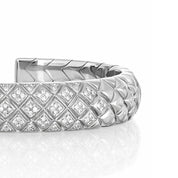 Bracciale - 18 carati Oro bianco - 1.00ct. tw. Diamante (Naturale)