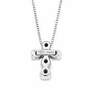 Collana con ciondolo - 18 carati Oro bianco - 0.78ct. tw. Rubino - Made in Italy