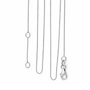 Collana con ciondolo - 18 carati Oro bianco - 0.52ct. tw. Acquamarina - Diamante