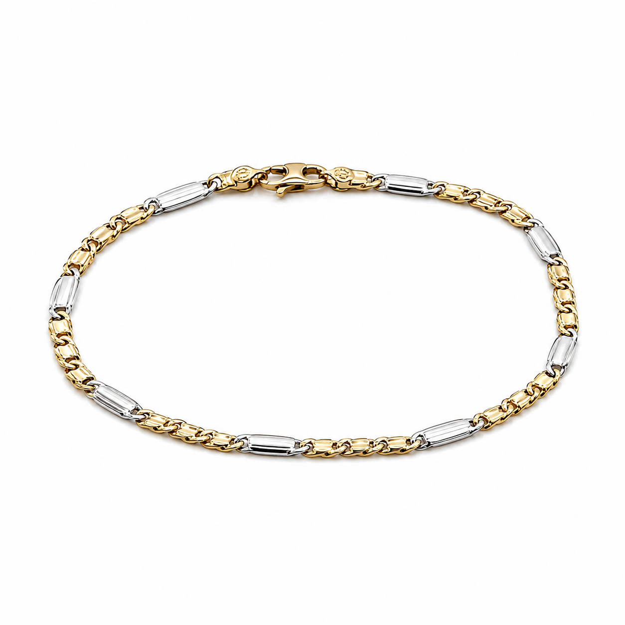 Bracciale - 18 carati Oro giallo, Oro bianco - Handmade - Made in Italy