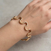 Bracciale - 18 carati Oro giallo, Oro bianco - Made in Italy - HandMade