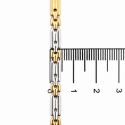 Bracciale - 18 carati Oro giallo, Oro bianco - Made in Italy - Handmade