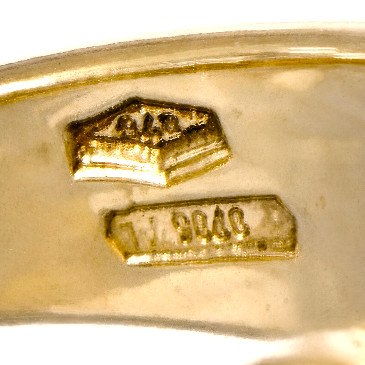 Anello - 18 carati Oro giallo - 0.15ct. tw. Diamante (Naturale) - Made in Italy - Handmade