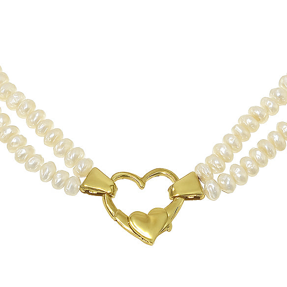 Collana - 18 carati Oro giallo - Perla