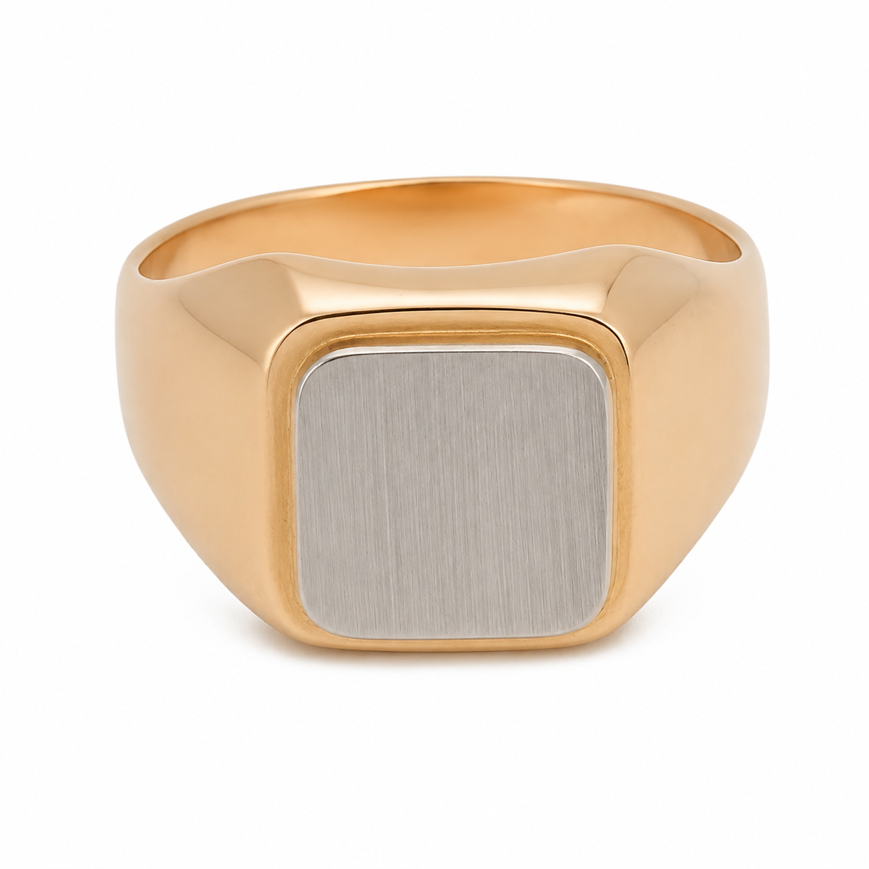 Anello - 18 carati Oro bianco, Oro giallo - Made in Italy - Handmade