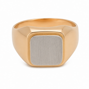 Anello - 18 carati Oro bianco, Oro giallo - Made in Italy - Handmade