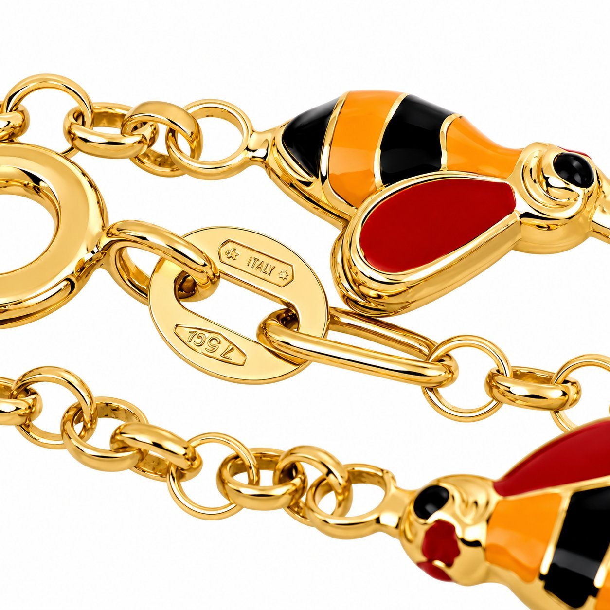 Bracciale - 18 carati Oro giallo - Handmade - Made in Italy