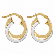 Orecchini - 18 carati Oro giallo, Oro bianco
