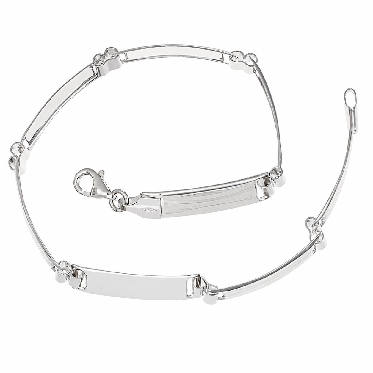 Bracciale - 18 carati Oro bianco - Handmade - Made in Italy