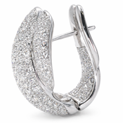 Orecchini - 18 carati Oro bianco - 4.80ct. tw. Diamante (Naturale)