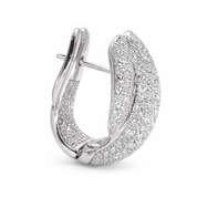 Orecchini - 18 carati Oro bianco - 4.80ct. tw. Diamante (Naturale)