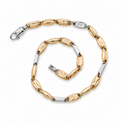 Bracciale - 18 carati Oro giallo, Oro bianco - Made in Italy