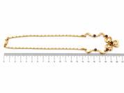 Collana - 18 carati Oro giallo - 1.65ct. tw. Granato - Made in Italy - Handmade
