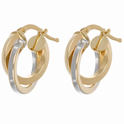 Orecchini - 18 carati Oro giallo, Oro bianco