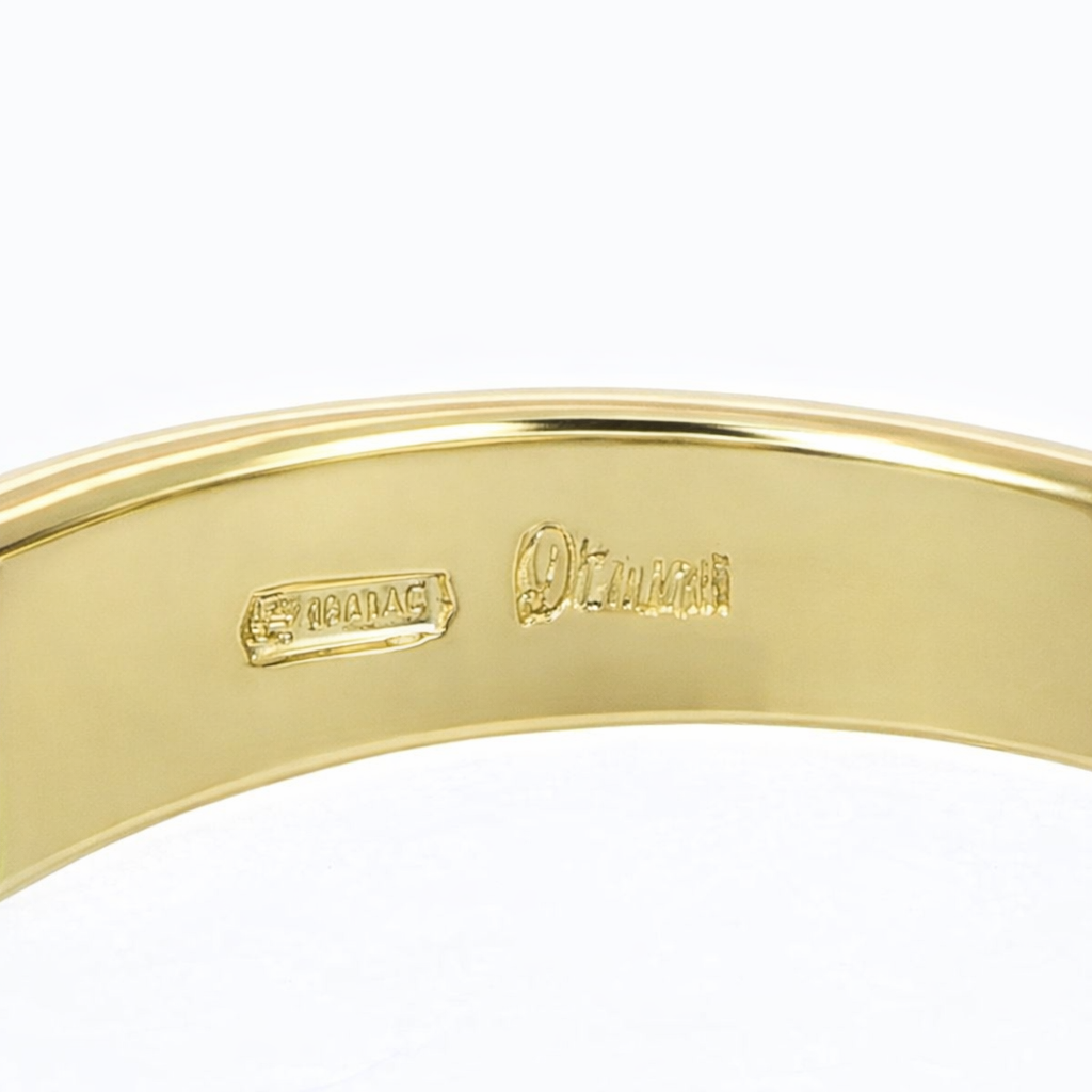 Anello - 18 carati Oro giallo - 1.60ct. tw. Zaffiro - Diamante