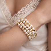Bracciale - 18 carati Oro giallo - Perla