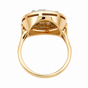 Anello - 18 carati Oro giallo, Argento - 1.80ct. tw. Diamante (Naturale) - Made in Italy - Handmade