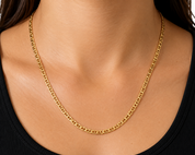 Collana - 18 carati Oro giallo - Made in Italy - Handmade