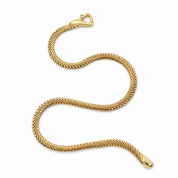 Collana - 18 carati Oro giallo - 0.15ct. tw. Diamante (Naturale) - Made in Italy - Handmade
