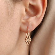 Orecchini - 14 carati Oro rosa - Made inItaly - Handmade
