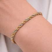 Bracciale - 18 carati Oro bianco, Oro giallo