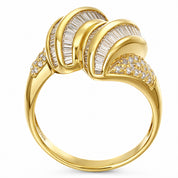 Anello - 18 carati Oro giallo - 2.62ct. tw. Diamante (Naturale) - Diamante