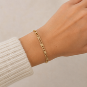 Bracciale - 9 kt Oro giallo - Made in Italy - Handmade