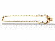 Collana - 18 carati Oro giallo - 1.65ct. tw. Granato - Made in Italy - Handmade