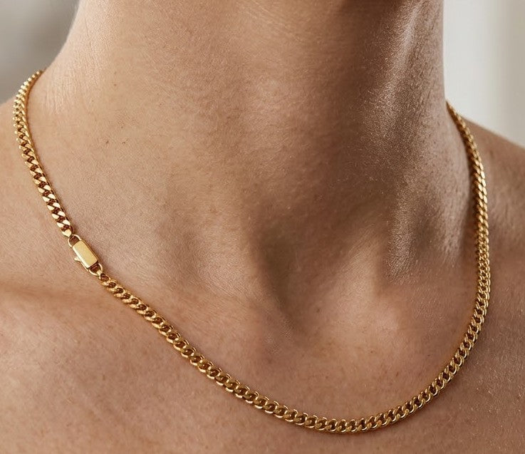 Collana - 18 carati Oro giallo - Made in Italy - Handmade