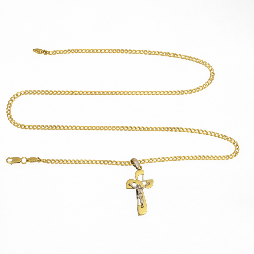 Collana con ciondolo - 18 carati Oro bianco, Oro giallo