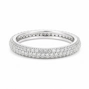 Anello - 18 carati Oro bianco - 1.50ct. tw. Diamante (Naturale) - Made in Italy - Handmade