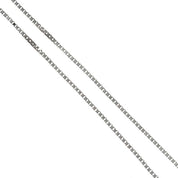 Collana con ciondolo - 18 carati Oro bianco - 0.08ct. tw. Diamante (Naturale)