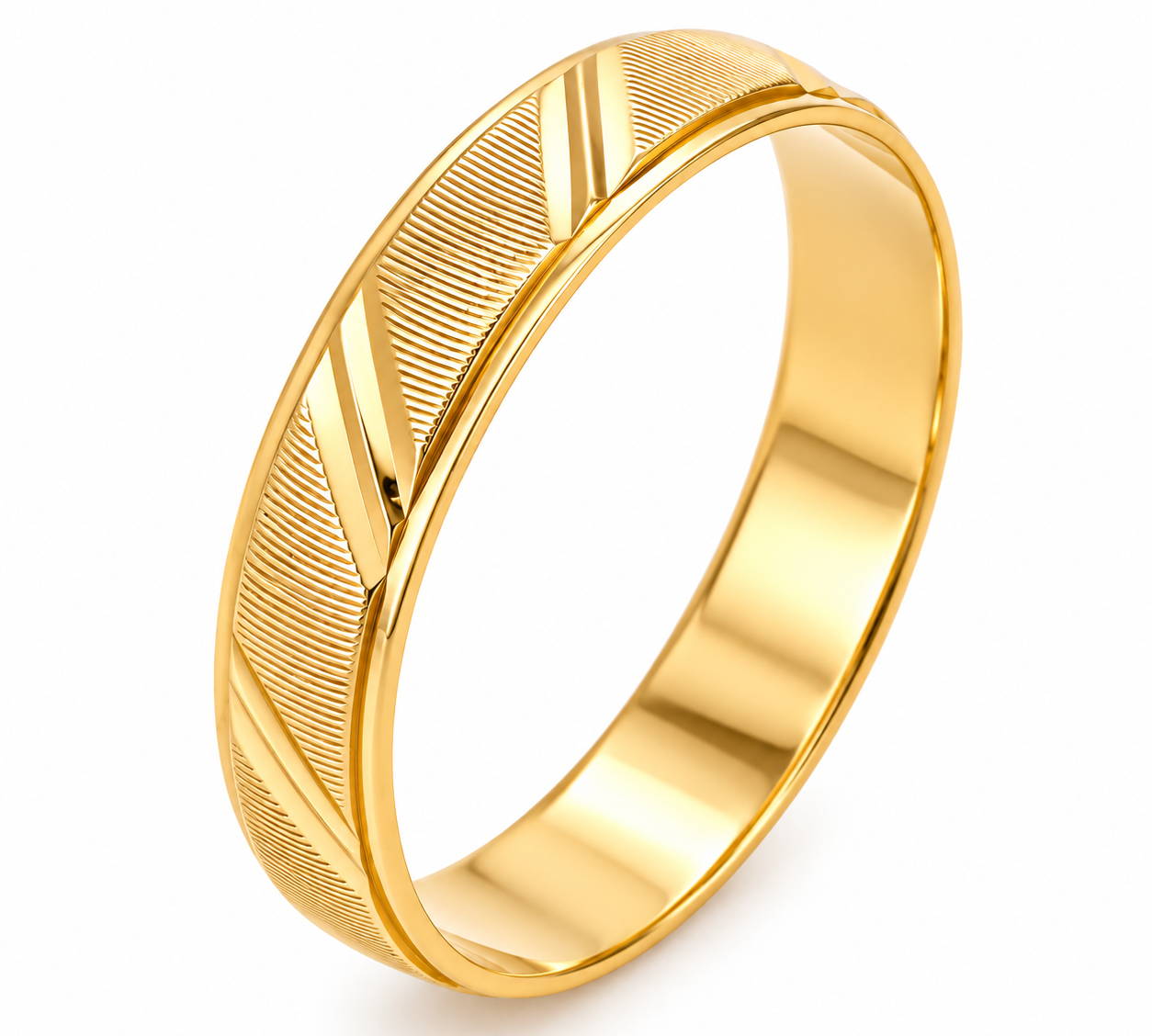 Anello - 18 carati Oro giallo - Made in Italy - Handmade