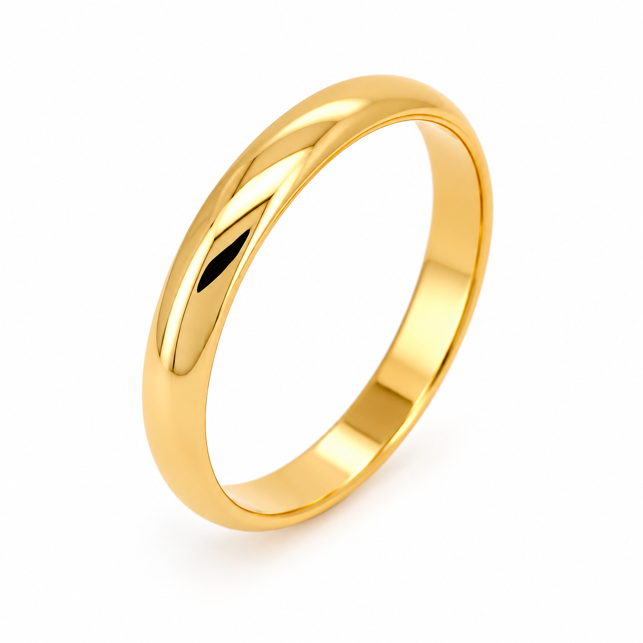 Anello - 18 carati Oro giallo - Made in Italy - Handmade