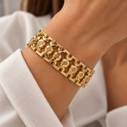 Bracciale - 18 carati Oro giallo - Handmade - Made in Italy
