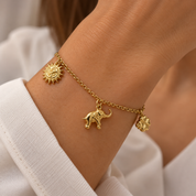 Bracciale - 18 carati Oro giallo - Handmade - Made in Italy