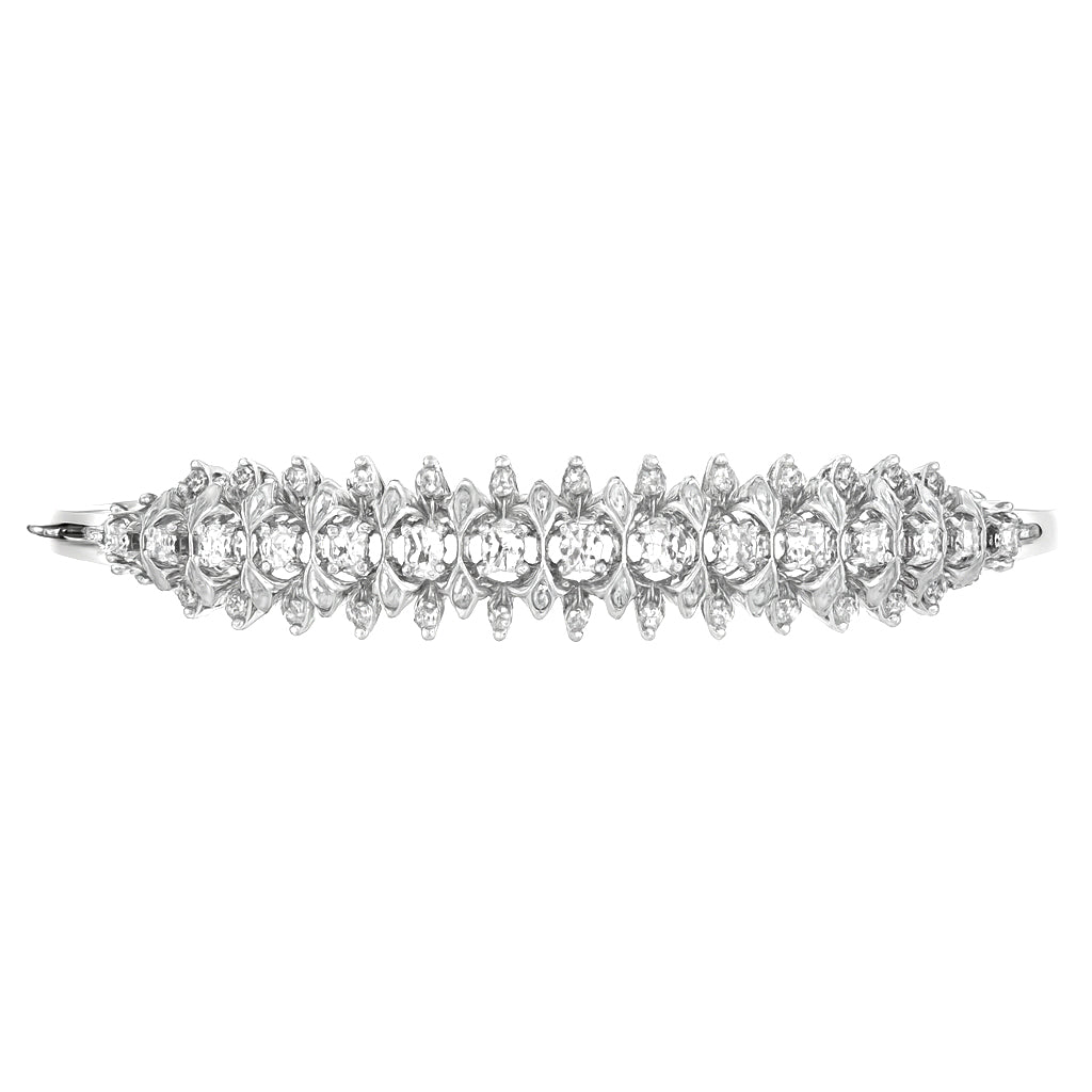 Bracciale - 18 carati Oro bianco - 0.56ct. tw. Diamante (Naturale)