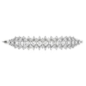 Bracciale - 18 carati Oro bianco - 0.56ct. tw. Diamante (Naturale)