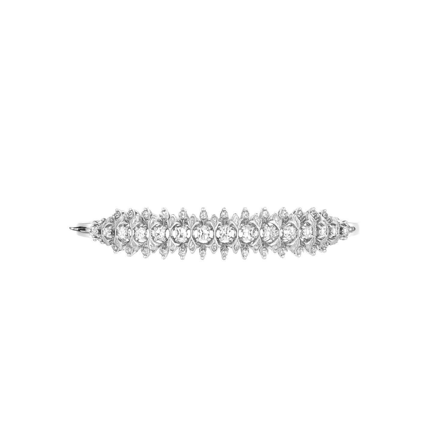 Bracciale - 18 carati Oro bianco - 0.56ct. tw. Diamante (Naturale)