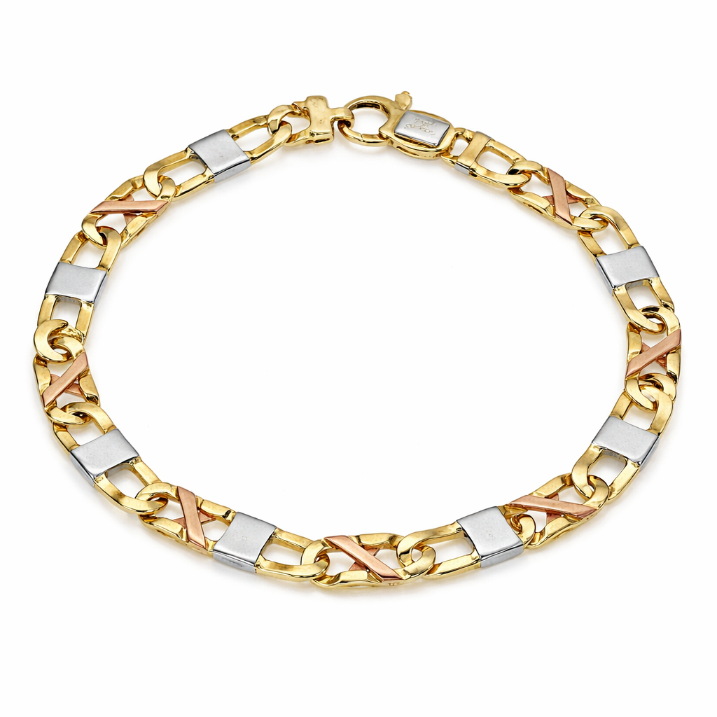 Bracciale - 18 carati Oro bianco, Oro giallo