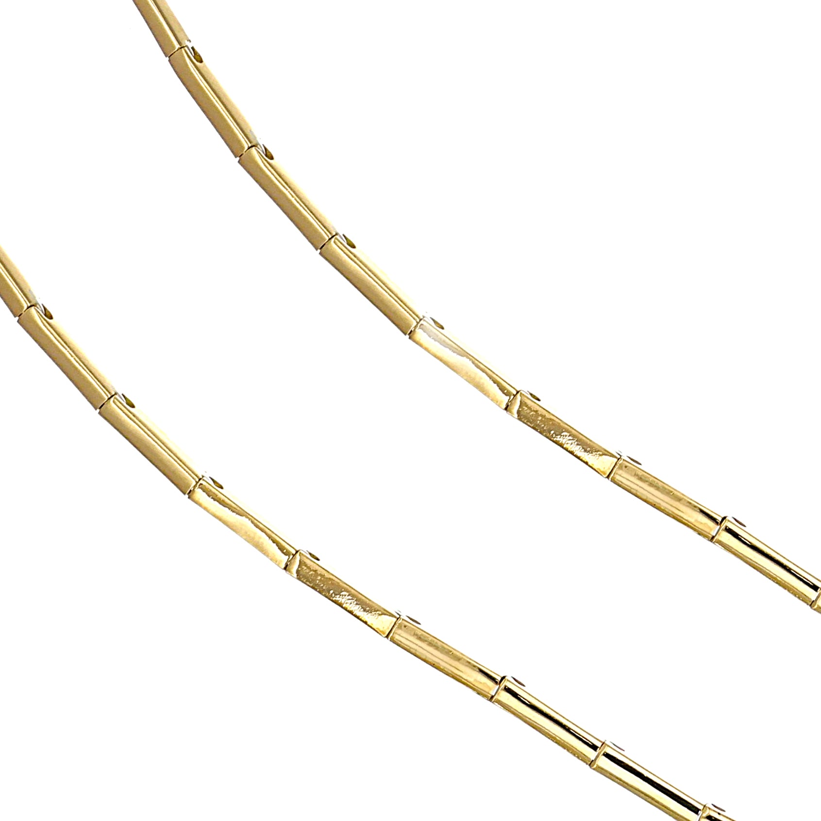 Collana con ciondolo - 18 carati Oro bianco, Oro giallo - 0.16ct. tw. Diamante (Naturale)