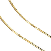 Collana con ciondolo - 18 carati Oro bianco, Oro giallo - 0.16ct. tw. Diamante (Naturale)