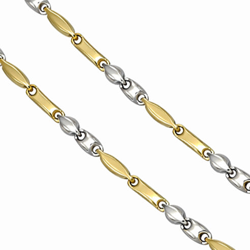 Collana - 18 carati Oro giallo, Oro bianco