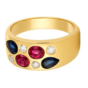 Anello - 18 carati Oro giallo - 0.84ct. tw.