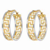 Orecchini - 18 carati Oro giallo, Oro bianco - Made in Italy - Handmade