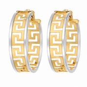 Orecchini - 18 carati Oro giallo, Oro bianco - Made in Italy - Handmade
