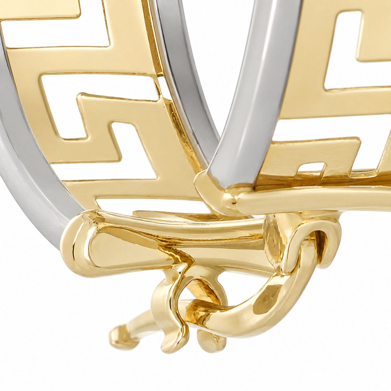 Orecchini - 18 carati Oro giallo, Oro bianco - Made in Italy - Handmade