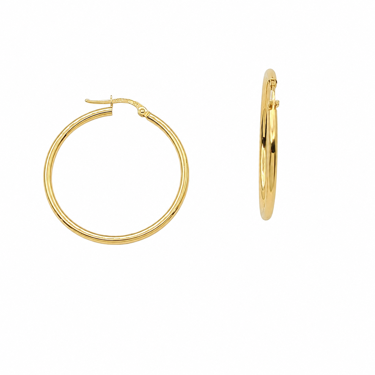 Orecchini - 18 carati Oro giallo - Made in Italy - Handmade
