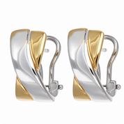 Orecchini - 18 carati Oro giallo, Oro bianco - Made in Italy - Handmade
