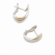 Orecchini - 18 carati Oro giallo, Oro bianco - Made in Italy - Handmade